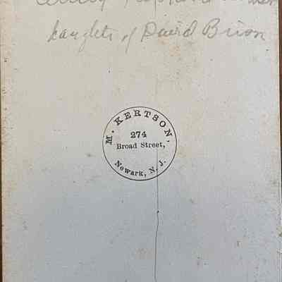 Emily Farrand Brison, daughter of David Brison
