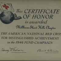 Red Cross: Certificate 1946