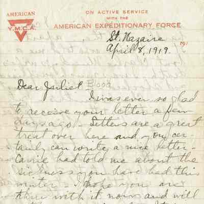 Blood: Letter to Juliet Blood, 1919