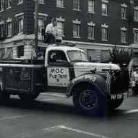 Memorial Day: MOC Pup Tent Truck in Memorial Day Parade, 1976