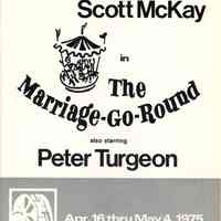 Paper Mill Playhouse Program: Marriage -Go-Round, 1975