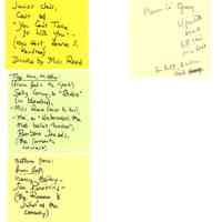          Verso of Photograph with Identifications
   