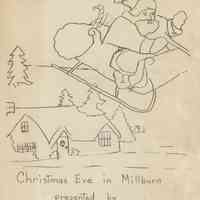 Wyoming School: Wyoming Elementary School Christmas Eve in Millburn Play, 1953