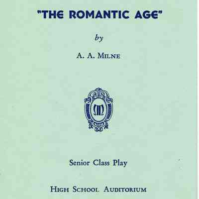 Millburn High School Senior Class Play Program, 1935