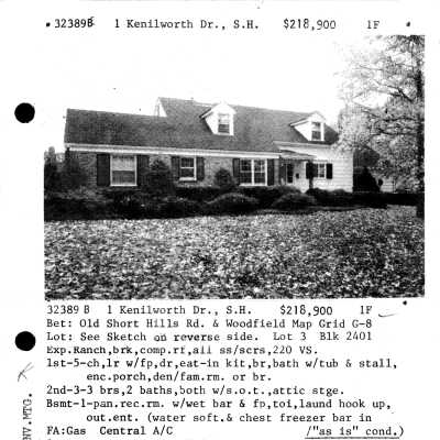 1 KENILWORTH DRIVE