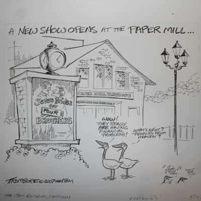 Harry Trumbore: New Show at Paper Mill Playhouse for the Item of Millburn-Short Hills, 2007