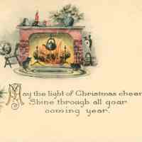          Card accompanying the photograph sent to Stewart Henry Hartshorn, Christmas, 1927.
   