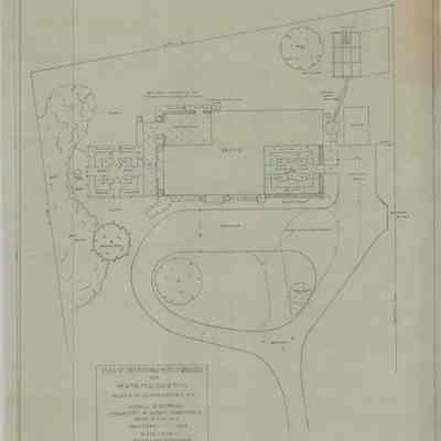 Wodell & Cottrell: Landscape Plan for Mr. and Mrs. Frederick B. Ryan, 1943