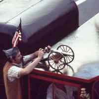          July 4: Revolutionary War Costumed Marchers in American Bicentennial Parade, 1976 picture number 14
   