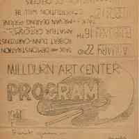 Millburn Art Center: Program of Activities, 1941