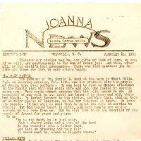 Hack: Harold Hack Obituary, Joanna Cotton Mills News, February 15, 1933