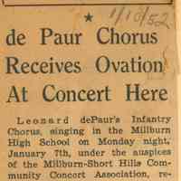          Item, January 10, 1952 (top)
   