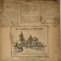 Flanagan Scrapbook: Baltusrol Clubhouse, American Volunteers of Millburn, page 1