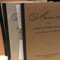 King: Charles T. King Training Reports & Textbook Evaluations, 1950s