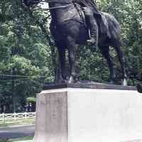 Battle of Springfield: Equestrian Statue of George Washington, 1972