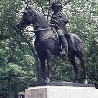 Battle of Springfield: Equestrian Statue of George Washington, 1972