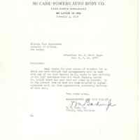          Fire Department: Letters and Material Pertaining to Purchase of New Fire Truck, 1948 picture number 6
   