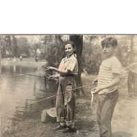 Taylor Park: Two Children Fishing