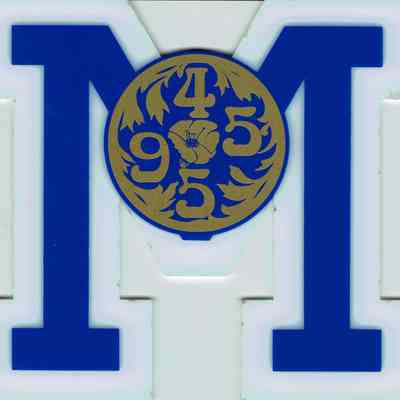 Millburn High School: Plastic M,1945