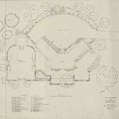Wodell & Cottrell: Planting plans for Mr. and Mrs. Webster Tilton, 1942