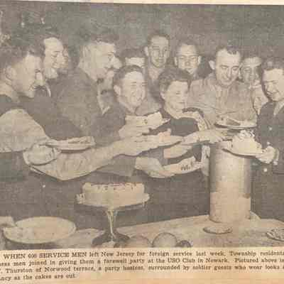 Farewell Party, Item, March 23, 1944