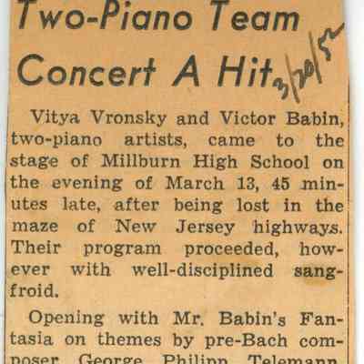 Item, March 20, 1952