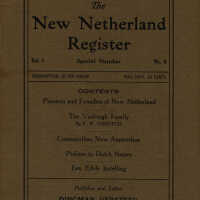 New Netherland Register, Vosburgh Family, 1913
