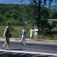 Centennial Parade: Girl Scouts, Brownies and Mariners Troop Leaders, 1957