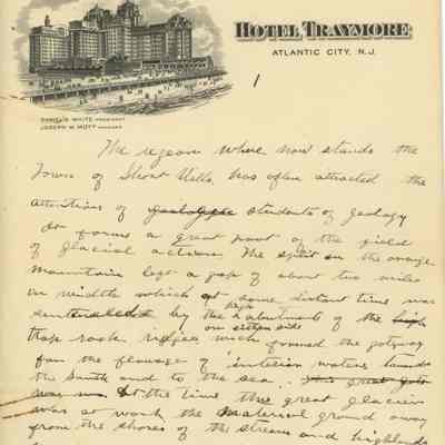 Hartshorn: Hartshorn's notes on the Geography of Short Hills