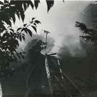 Fire Department: Millburn Firefighters at Madaras House Fire, 1977