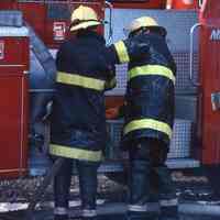          Racquets Club: Peter Mackersie Photographs of the Racquets Club Fire, 1978 picture number 4
   