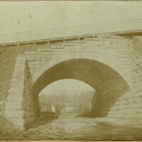 Bridge Over Stream Near Millburn Station, 1900