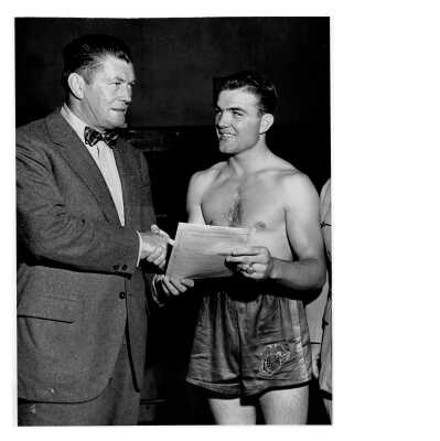 Laverne Roach and Gene Tunney, 1947