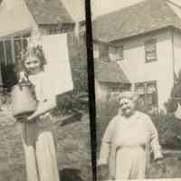          Left: Barbara Mangold, Frances and Teenie, Right: Barbara Mangold
   