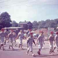 Centennial Parade: Kiwanis Little League Team Marching, 1957