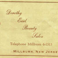 Dorothy Earl Beauty Salon Advertisement, 1939