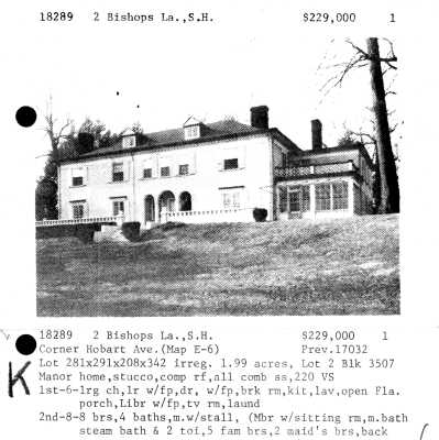 2 BISHOPS LANE
