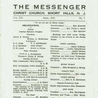 Christ Church: The Messenger, April 1921