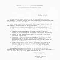 Halloween: Millburn Fire Department Halloween Parade Notice, 1962