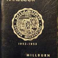 Millburn High School Handbook, 1952-3