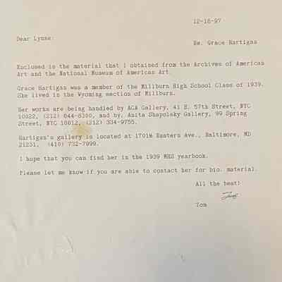 Hartigan: Letters between Collins and Ranieri (1997)