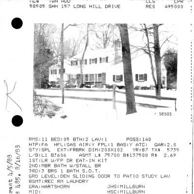157 LONG HILL DRIVE