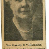 Jeanette C.V. Hartshorn Obituary, April 30, 1945