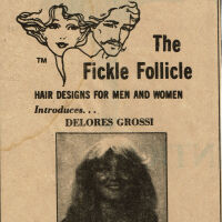 Fickle Follicle Hair Salon Millburn Advertisement, May 1980