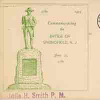 Springfield: Battle of Springfield First Day Cover, 1933