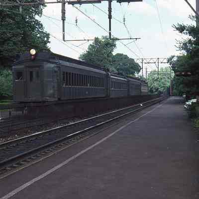 Railroad: Train at the Short Hills Station, 1984