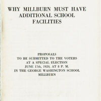          Board of Education: Millburn Schools Building Plan Pamphlet, June 1920 picture number 2
   