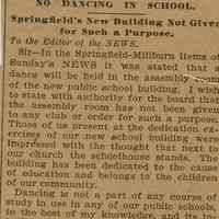 Flanagan: No Dancing in School, 1903