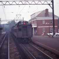 Railroad: Train on Westbound Tracks at the Millburn Station