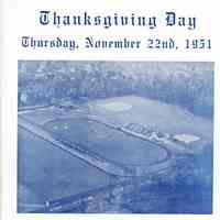 Football: Millburn High School vs. Madison Program, Thanksgiving Day, 1951